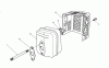 Toro 26622 - Lawnmower, 1990 (0000001-0003100) Listas de piezas de repuesto y dibujos MUFFLER ASSEMBLY (ENGINE MODEL NO. VMJ8)