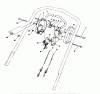 Toro 26622 - Lawnmower, 1990 (0000001-0003100) Listas de piezas de repuesto y dibujos TRACTION CONTROL ASSEMBLY