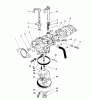 Toro 26622 - Lawnmower, 1990 (0003101-0999999) Listas de piezas de repuesto y dibujos CARBURETOR ASSEMBLY (ENGINE MODEL NO. VMK9-2)