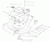 Toro 26622 - Lawnmower, 1991 (1000001-1999999) Listas de piezas de repuesto y dibujos ENGINE ASSEMBLY