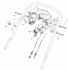 Toro 26622 - Lawnmower, 1991 (1000001-1999999) Listas de piezas de repuesto y dibujos TRACTION CONTROL ASSEMBLY