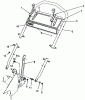 Toro 26622CS - Lawnmower, 1989 (9000001-9999999) Listas de piezas de repuesto y dibujos HANDLE ASSEMBLY