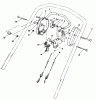 Toro 26622C - Lawnmower, 1989 (9000001-9999999) Listas de piezas de repuesto y dibujos TRACTION CONTROL ASSEMBLY