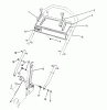 Toro 26623 - Lawnmower, 1991 (0000001-0999999) Listas de piezas de repuesto y dibujos HANDLE ASSEMBLY