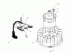 Toro 26623 - Lawnmower, 1991 (0000001-0999999) Listas de piezas de repuesto y dibujos MAGNETO & FLYWHEEL ASSEMBLY (ENGINE MODEL NO. VML0-2)