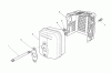 Toro 26623 - Lawnmower, 1991 (0000001-0999999) Listas de piezas de repuesto y dibujos MUFFLER ASSEMBLY (ENGINE MODEL NO. VML0-2)