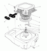 Toro 26623 - Lawnmower, 1991 (0000001-0999999) Listas de piezas de repuesto y dibujos RECOIL ASSEMBLY (ENGINE MODEL NO. VML0-2)