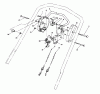 Toro 26623 - Lawnmower, 1991 (0000001-0999999) Listas de piezas de repuesto y dibujos TRACTION CONTROL ASSEMBLY
