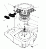 Toro 26624 - Lawnmower, 1988 (8000001-8999999) Listas de piezas de repuesto y dibujos RECOIL ASSEMBLY (MODEL NO. VMH7)