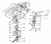 Toro 26624 - Lawnmower, 1989 (9000001-9999999) Listas de piezas de repuesto y dibujos BLADE BRAKE CLUTCH ASSEMBLY