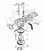 Toro 26624 - Lawnmower, 1989 (9000001-9999999) Listas de piezas de repuesto y dibujos CARBURETOR ASSEMBLY (ENGINE MODEL NO. VMG6 & VMH7)