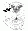 Toro 26624C - Lawnmower, 1989 (9000001-9999999) Listas de piezas de repuesto y dibujos RECOIL ASSEMBLY (ENGINE MODEL NO. VMG6, VMH7 & VMJ8)