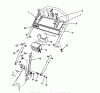 Toro 26624 - Lawnmower, 1990 (0000001-0001101) Listas de piezas de repuesto y dibujos HANDLE ASSEMBLY