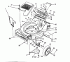Toro 26624 - Lawnmower, 1990 (0000001-0001101) Listas de piezas de repuesto y dibujos HOUSING ASSEMBLY
