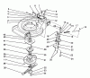 Toro 26626 - Lawnmower, 1990 (0000001-0999999) Listas de piezas de repuesto y dibujos BLADE BRAKE CLUTCH ASSEMBLY