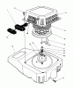 Toro 26624 - Lawnmower, 1990 (0001102-0999999) Listas de piezas de repuesto y dibujos RECOIL ASSEMBLY (ENGINE MODEL NO. VMK9-3)