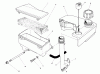 Toro 26625B - Lawnmower, 1991 (1000001-1999999) Listas de piezas de repuesto y dibujos AIR CLEANER & FUEL TANK ASSEMBLY (ENGINE NO. VML0-5)