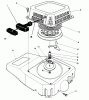 Toro 26625BG - Lawnmower, 1991 (1000001-1999999) Listas de piezas de repuesto y dibujos RECOIL ASSEMBLY (ENGINE NO. VML0-5)