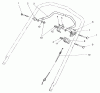 Toro 26625BG - Lawnmower, 1991 (1000001-1999999) Listas de piezas de repuesto y dibujos TRACTION CONTROL ASSEMBLY