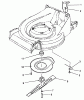 Toro 26625BG - Lawnmower, 1992 (2000001-2999999) Listas de piezas de repuesto y dibujos BLADE ASSEMBLY