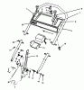 Toro 26625BG - Lawnmower, 1992 (2000001-2999999) Listas de piezas de repuesto y dibujos HANDLE ASSEMBLY