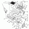 Toro 26625B - Lawnmower, 1992 (2000001-2999999) Listas de piezas de repuesto y dibujos HOUSING ASSEMBLY