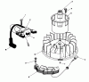 Toro 26625B - Lawnmower, 1992 (2000001-2999999) Listas de piezas de repuesto y dibujos MAGNETO & FLYWHEEL ASSEMBLY (ENGINE NO. VMM1-5)