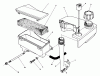 Toro 26625B - Lawnmower, 1993 (3900001-3999999) Listas de piezas de repuesto y dibujos AIR CLEANER & FUEL TANK ASSEMBLY (ENGINE NO. VMM1-3)