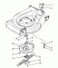 Toro 26625CG - Lawnmower, 1989 (9000001-9999999) Listas de piezas de repuesto y dibujos BLADE ASSEMBLY
