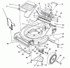 Toro 26625CG - Lawnmower, 1989 (9000001-9999999) Listas de piezas de repuesto y dibujos HOUSING ASSEMBLY
