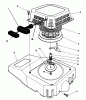Toro 26625C - Lawnmower, 1989 (9000001-9999999) Listas de piezas de repuesto y dibujos RECOIL ASSEMBLY (ENGINE NO. VMJ8)
