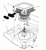 Toro 26625CS - Lawnmower, 1989 (9000001-9999999) Listas de piezas de repuesto y dibujos RECOIL ASSEMBLY (ENGINE NO. VMJ7)