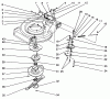 Toro 26626 - Lawnmower, 1991 (1000001-1999999) Listas de piezas de repuesto y dibujos BLADE BRAKE CLUTCH ASSEMBLY