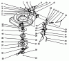 Toro 26631B - Lawnmower, 1993 (3900001-3999999) Listas de piezas de repuesto y dibujos BLADE BRAKE CLUTCH ASSEMBLY