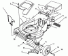 Toro 26631B - Lawnmower, 1993 (3900001-3999999) Listas de piezas de repuesto y dibujos HOUSING ASSEMBLY