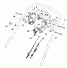 Toro 26631B - Lawnmower, 1993 (3900001-3999999) Listas de piezas de repuesto y dibujos TRACTION CONTROL ASSEMBLY