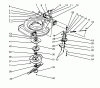 Toro 26631BC - Lawnmower, 1995 (5900001-5999999) Listas de piezas de repuesto y dibujos BLADE BRAKE CLUTCH ASSEMBLY