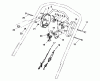 Toro 26631BC - Lawnmower, 1995 (5900001-5999999) Listas de piezas de repuesto y dibujos TRACTION CONTROL ASSEMBLY