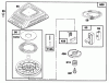 Toro 26632B - Lawnmower, 1996 (6900001-6999999) Listas de piezas de repuesto y dibujos ENGINE GTS 150 #5