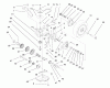 Toro 26633 - Lawnmower, 1997 (7900001-7999999) Listas de piezas de repuesto y dibujos DECK SUSPENSION & GEAR CASE ASSEMBLY
