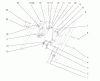 Toro 26633 - Lawnmower, 1997 (7900001-7999999) Listas de piezas de repuesto y dibujos TRACTION CONTROL ASSEMBLY