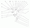 Toro 26633B - Lawnmower, 1996 (6900001-6999999) Listas de piezas de repuesto y dibujos TRACTION CONTROL ASSEMBLY