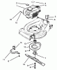 Toro 26635BG - Lawnmower, 1993 (3900001-3999999) Listas de piezas de repuesto y dibujos ENGINE ASSEMBLY