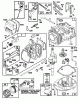 Toro 26635BG - Lawnmower, 1993 (3900001-3999999) Listas de piezas de repuesto y dibujos ENGINE GTS-150 #1