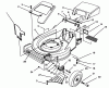 Toro 26635BG - Lawnmower, 1993 (3900001-3999999) Listas de piezas de repuesto y dibujos HOUSING ASSEMBLY