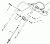 Toro 26635BG - Lawnmower, 1993 (3900001-3999999) Listas de piezas de repuesto y dibujos TRACTION CONTROL ASSEMBLY