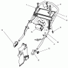 Toro 26636B - Lawnmower, 1996 (6900001-6999999) Listas de piezas de repuesto y dibujos HANDLE ASSEMBLY