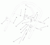 Toro 26637 - Lawnmower, 1998 (8900001-8999999) Listas de piezas de repuesto y dibujos HANDLE CONTROL ASSEMBLY