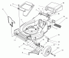 Toro 26637 - Lawnmower, 1998 (8900001-8999999) Listas de piezas de repuesto y dibujos HOUSING ASSEMBLY