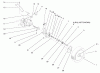 Toro 26637 - Lawnmower, 1998 (8900001-8999999) Listas de piezas de repuesto y dibujos REAR AXLE ASSEMBLY